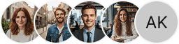 Multiple investor profile avatars on Slate Fundmere trading review block